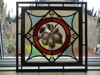 Victorian antique stained glass